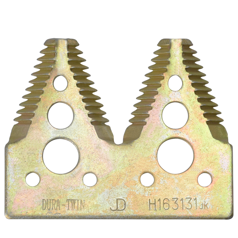 S660连体刀片 大齿 彩色镀锌 收割机刀片 编号H163131 65Mn材质